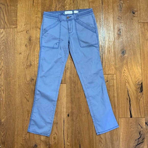 ANTHROPOLOGIE | Hei Hei Alastair Cargo Pants Blue Sz 27 - Picture 4 of 9